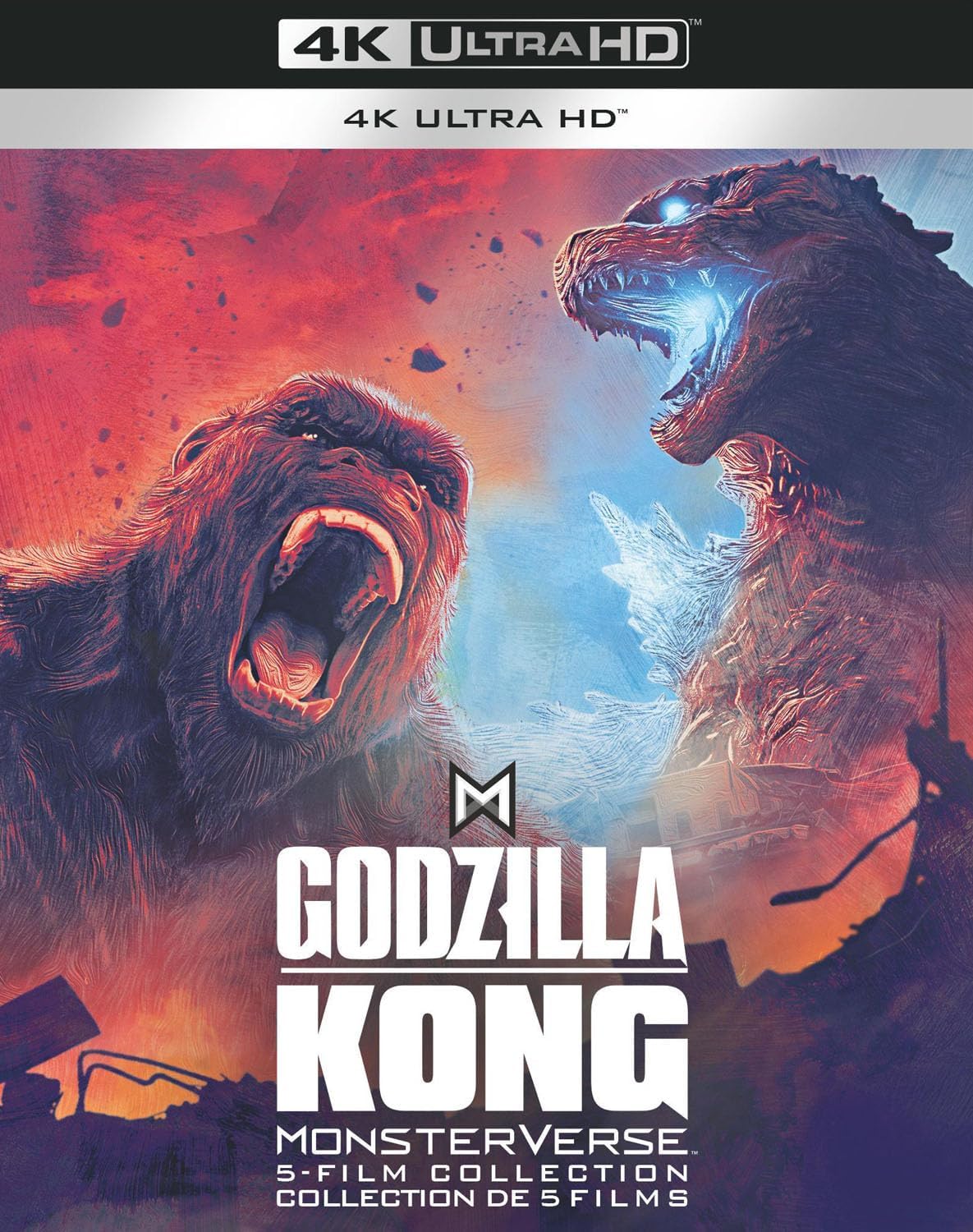 Godzilla/Kong Monsterverse 5-Film Collection (4K UHD)