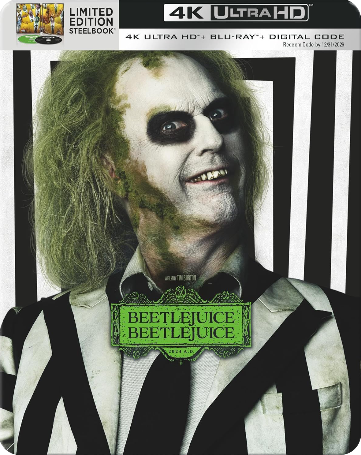 Beetlejuice Beetlejuice (Limited Edition Steelbook)