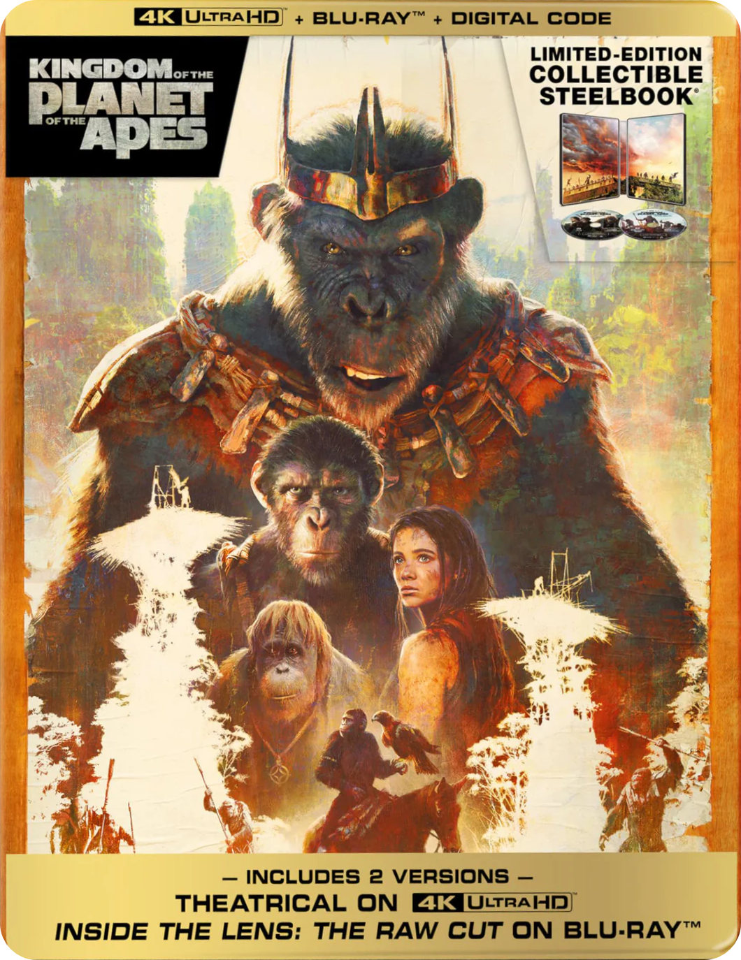 Kingdom of the Planet of the Apes (Limited Edition Steelbook)