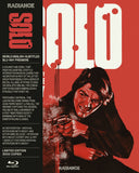 Blu-ray cover of 'Solo' with a stylized title and character image on a red background